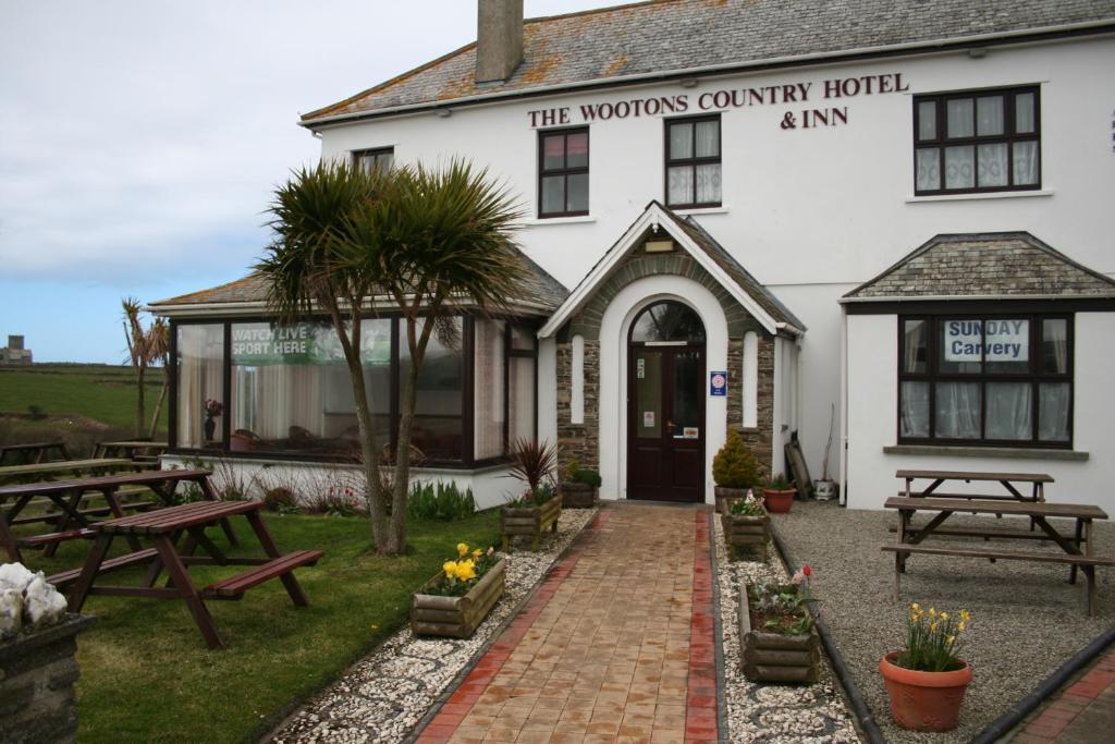 The Wootons Inn Tintagel Extérieur photo